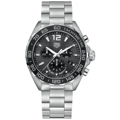 TAG Heuer Formula 1 Chronograph 43mm Black Dial Stainless Steel Bracelet Watch