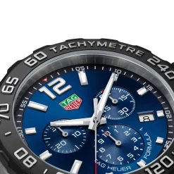 TAG Heuer Formula 1 Chronograph 43mm Blue Dial Black Bezel Stainless Steel Bracelet Watch