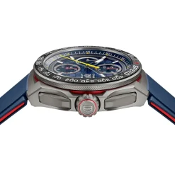 TAG Heuer Formula 1 Chronograph X Oracle Red Bull Racing 44mm Blue Dial Rubber Strap Watch