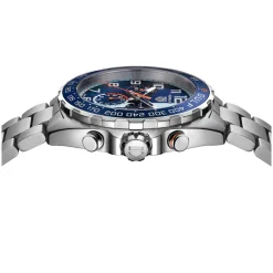TAG Heuer Formula 1 Chronograph x Gulf 43mm Blue & Orange Dial Stainless Steel Bracelet Watch