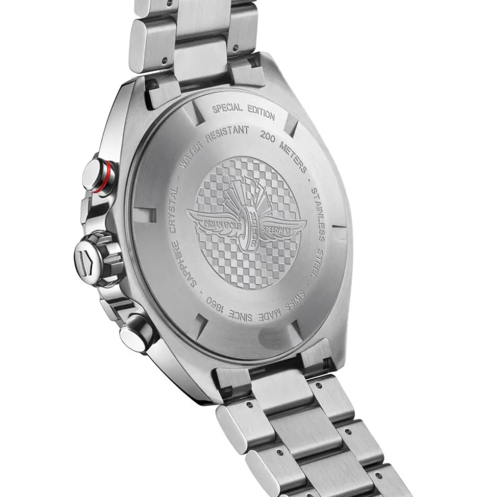 TAG Heuer Formula 1 Chronograph x Indy 500 43mm Black Dial Stainless Steel Bracelet Watch