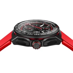 TAG Heuer Formula 1 Chronograph 44mm Black & Red Dial Red Rubber Strap Watch