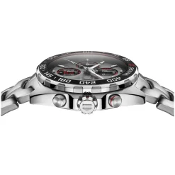 TAG Heuer Formula 1 Chronograph x Senna 44mm Black Dial Stainless Steel Bracelet Watch