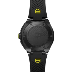 TAG Heuer Formula 1 Chronograph 44mm Black & Yellow Dial Black Rubber Strap Watch