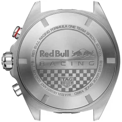 TAG Heuer Formula 1 Chronograph x Red Bull Racing 43mm Blue Dial Rubber Strap Watch