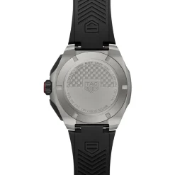 TAG Heuer Formula 1 Chronograph 44mm Black & Red Dial Black Rubber Strap Watch