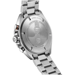 TAG Heuer Formula 1 Chronograph x Gulf 43mm Blue & Orange Dial Stainless Steel Bracelet Watch