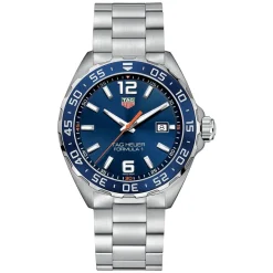 TAG Heuer Formula 1 Date 43mm Blue Dial & Bezel Stainless Steel Bracelet Watch