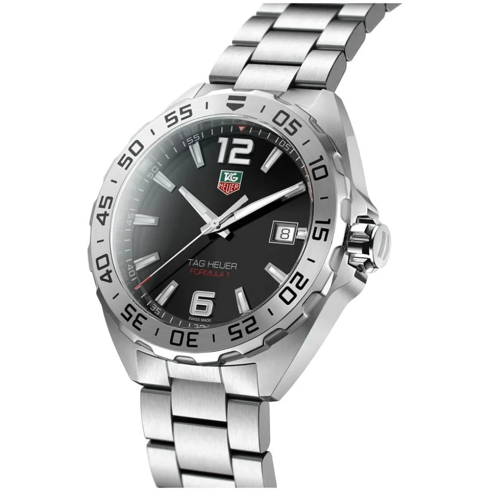 TAG Heuer Formula 1 Date 41mm Black Dial Stainless Steel Bracelet Watch