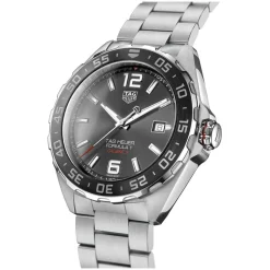 TAG Heuer Formula 1 Date 43mm Black Dial Ceramic Bezel Stainless Steel Bracelet Watch