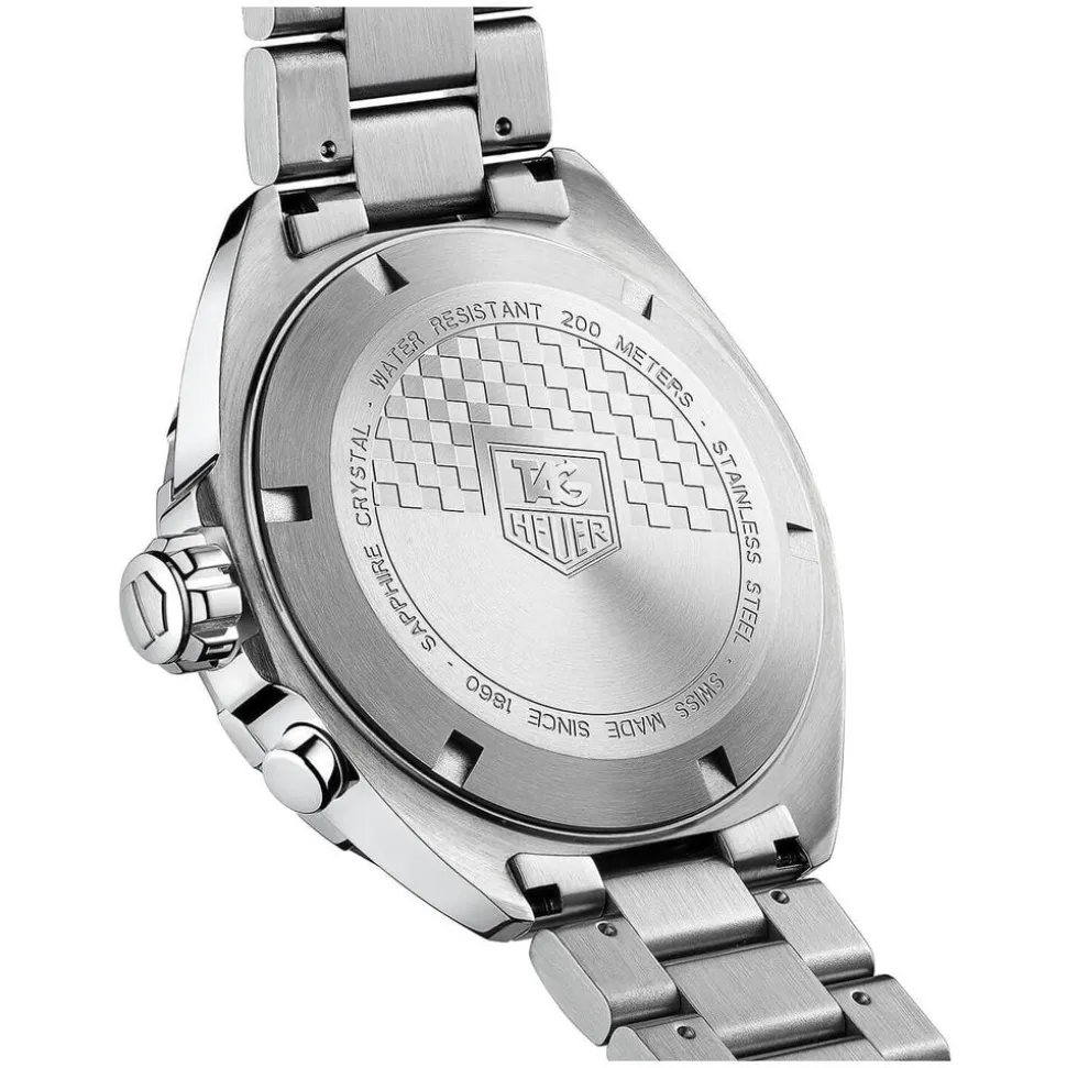 TAG Heuer Formula 1 Date 41mm Black Dial Alarm Stainless Steel Bracelet
