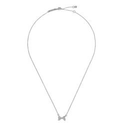 Ted Baker Barsie Crystal Bow Pendant Necklace