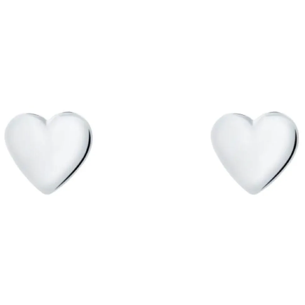 Ted Baker Harly Silver Plated Tiny Heart Stud Earrings