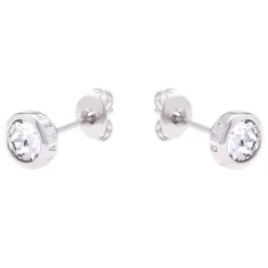 Ted Baker Silver Plated Sinaa Crystal Stud Earrings