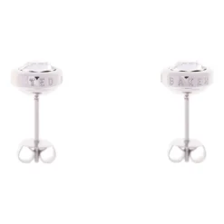 Ted Baker Silver Plated Sinaa Crystal Stud Earrings