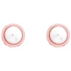 Ted Baker Sinaa Rose Gold Gold Plated Pearl Stud Earrings