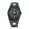 Telstar Black Dial Cuff Strap Boys Watch