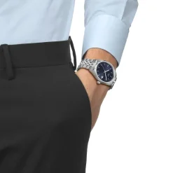 Tissot Ballade 40mm Blue Dial Stainless Steel Bracelet Watch