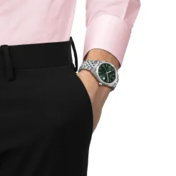 Tissot Ballade 40mm Green Dial Stainless Steel Bracelet Watch