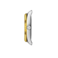 Tissot Ballade 34mm Silver Dial Yellow Gold PVD Steel Bracelet Watch