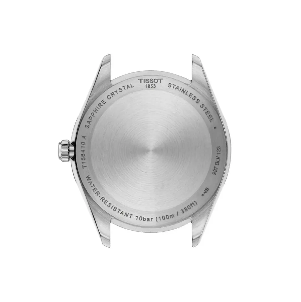 Tissot Ballade 40mm Silver Dial Yellow Gold PVD Steel Bracelet Watch