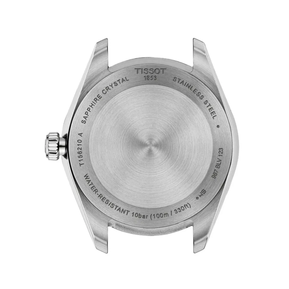 Tissot Ballade 34mm Silver Dial Yellow Gold PVD Steel Bracelet Watch