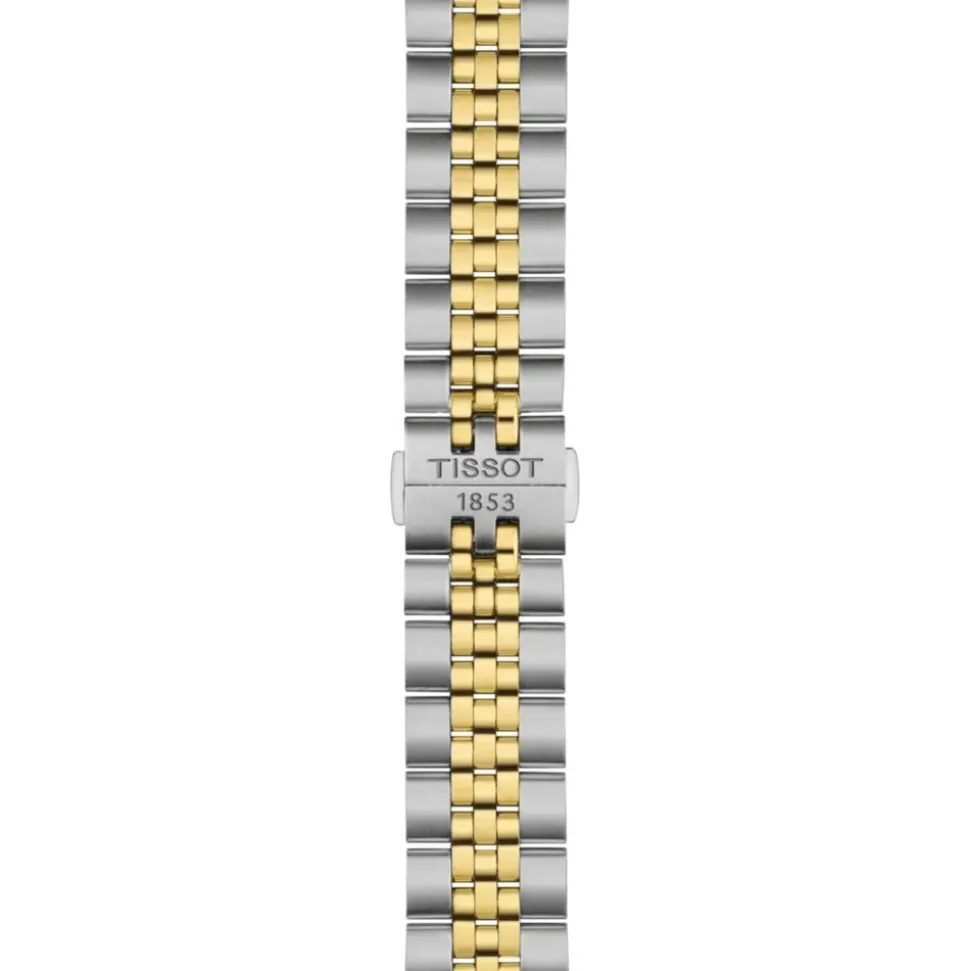 Tissot Ballade 40mm Silver Dial Yellow Gold PVD Steel Bracelet Watch