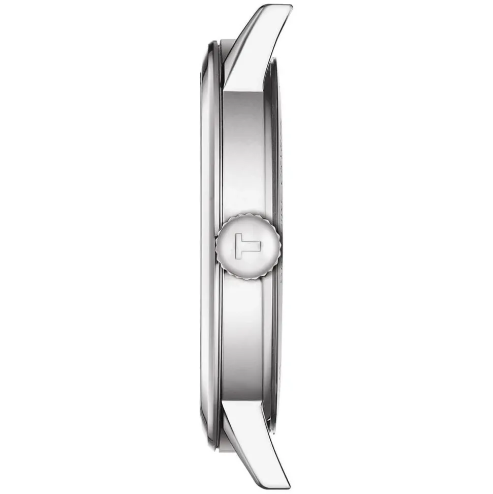Tissot Classic Dream 42mm Quartz White Dial Steel Case Bracelet Watch