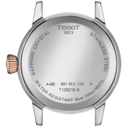 Tissot Classic Dream 28mm White Dial Steel & Rose Gold Bracelet Watch