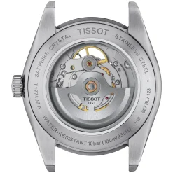 Tissot Gentleman 40mm Blue Dial Open Heart Bracelet Watch