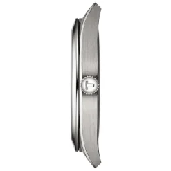 Tissot Gentleman Quartz Auto 40mm Blue Dial Titanium Case Bracelet Watch