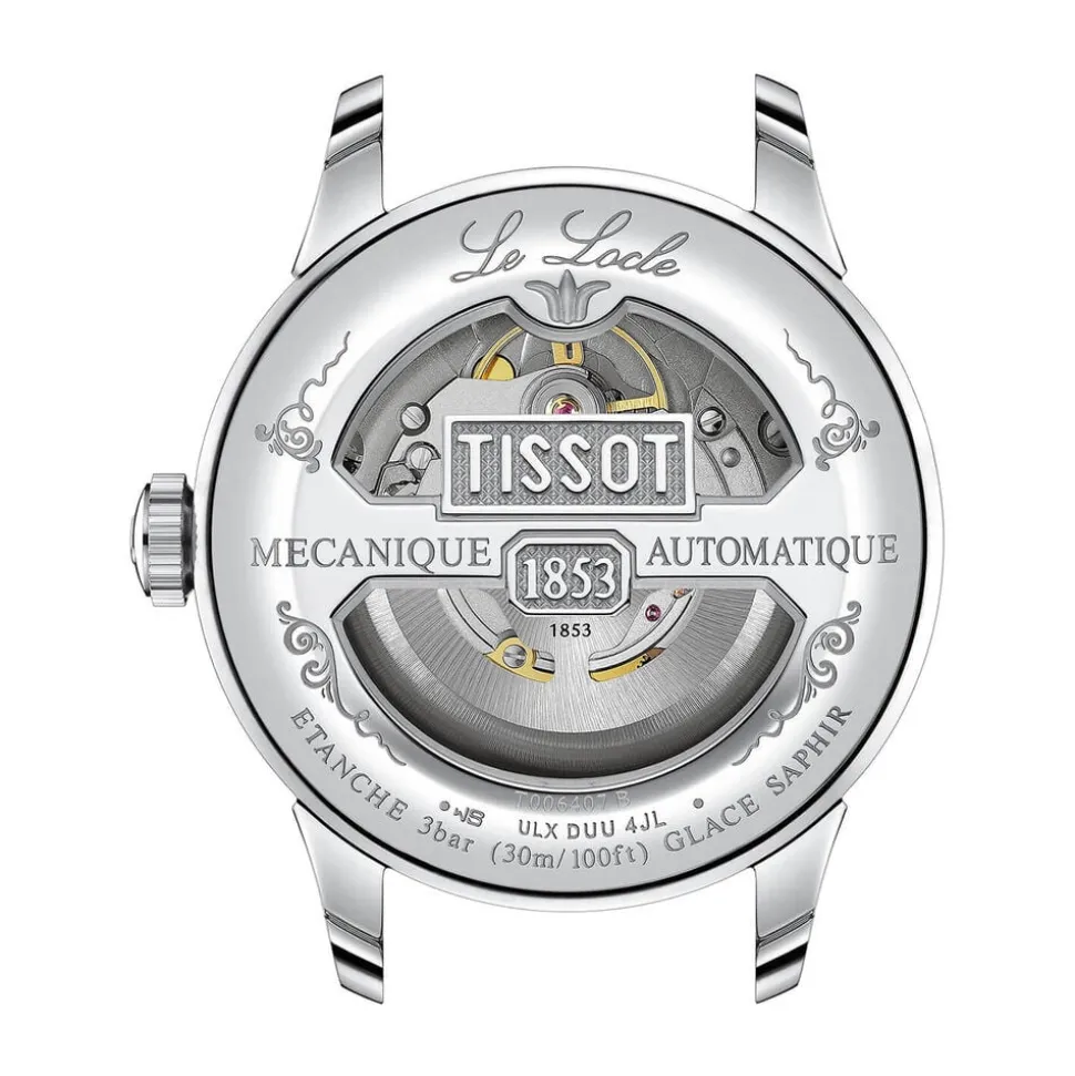Tissot Le Locle Powermatic 80 39.3mm Green Dial Steel Bracelet Watch