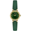 Tissot Lovely Round 19.5mm Green Dial & Strap Faceted Glass Watch