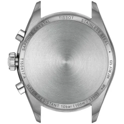 Tissot PR 100 Chronograph 40mm Blue Dial Steel Bracelet Watch