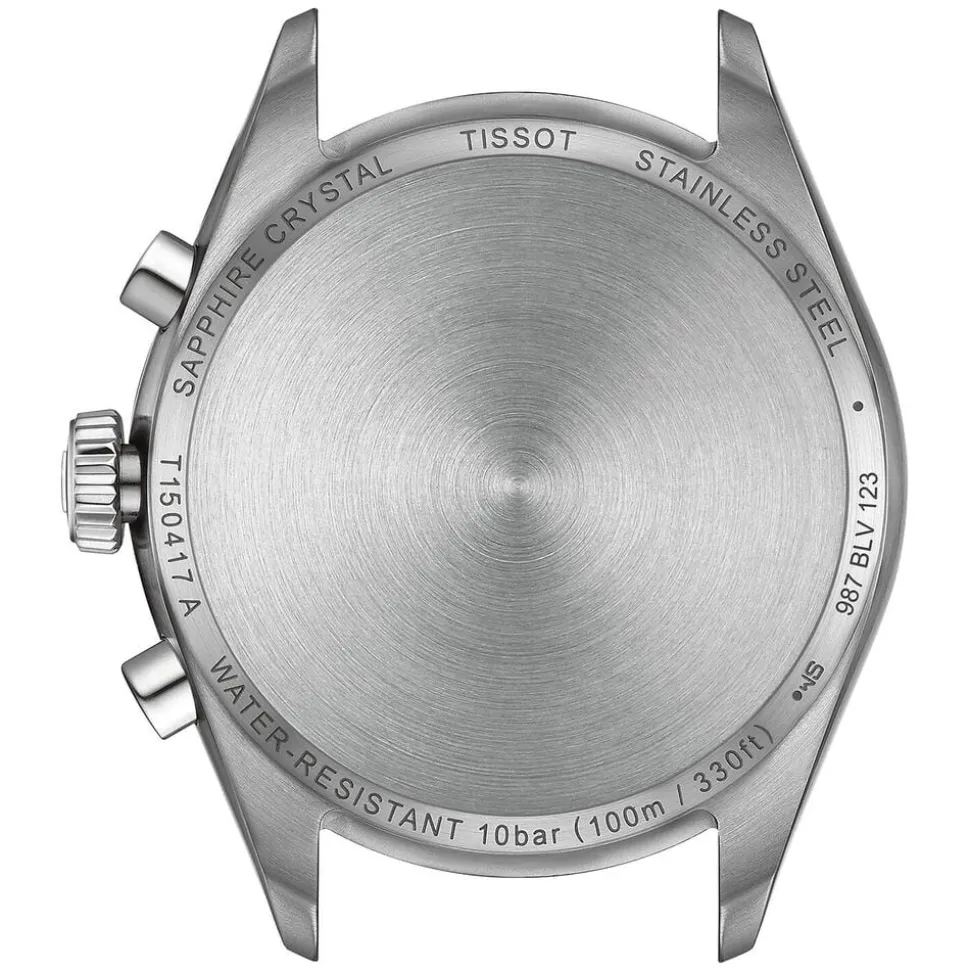 Tissot PR 100 Chronograph 40mm Green Dial Steel Bracelet Watch