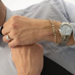 Tissot PR 100 Chronograph 40mm Ice Blue Dial Steel Bracelet Watch