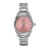 Tissot PR 100 34mm Pink Dial Stainless Steel Bracelet Watch