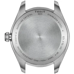 Tissot PR 100 Quartz 34mm Green Dial Steel Bracelet Watch