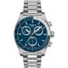 Tissot PR516 Chronograph 40mm Blue Dial Steel Bracelet Watch