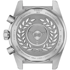 Tissot PR516 Chronograph 40mm Black Dial Steel Bracelet Watch