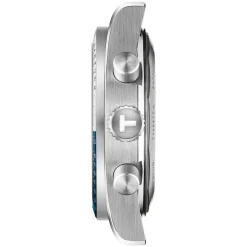 Tissot PR516 Chronograph 40mm Blue Dial Steel Bracelet Watch