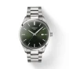 Tissot PR100 40mm Green Dial Steel Bracelet Watch