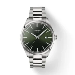 Tissot PR100 40mm Green Dial Steel Bracelet Watch