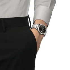 Tissot PR100 40mm Green Dial Steel Bracelet Watch