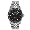 Tissot PR516 Powermatic 80 38mm Black Dial Steel Bracelet Watch