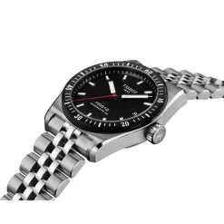 Tissot PR516 Powermatic 80 38mm Black Dial Steel Bracelet Watch