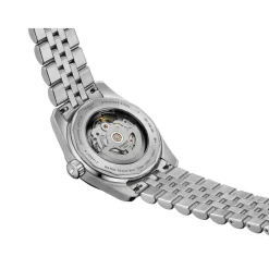 Tissot PR516 Powermatic 80 38mm Black Dial Steel Bracelet Watch