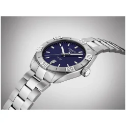 Tissot PR100 Sport 42mm Blue Dial Steel Case Bracelet Watch