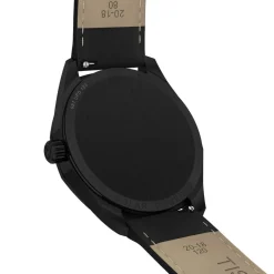 Tissot PRC 100 Solar 39mm Black Dial Black Leather Strap Watch