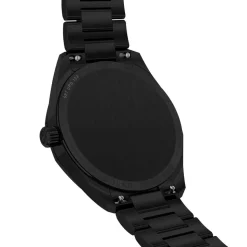 Tissot PRC 100 Solar 39mm Black Dial Black Tone Steel Bracelet Watch